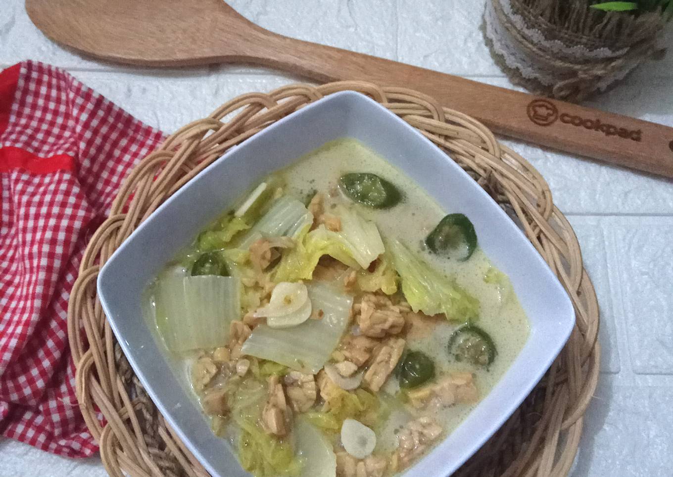 Lodeh Tempe Sawi Putih