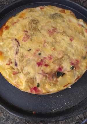Una foto de Tortilla de papa al horno... parece mentira pero es posible.