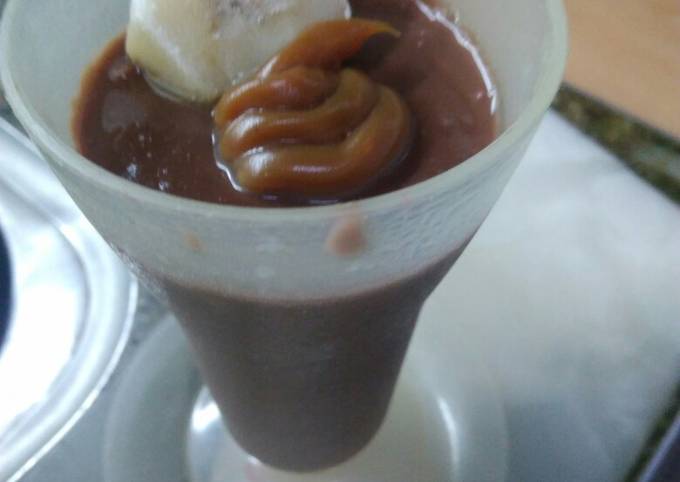 Postre de chocolate y banana light ?? Receta de MAMUCHA SILVIA ?- Cookpad