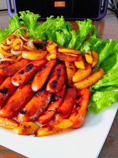Foto resep 37. BBQ Barbeque Sosis, Kentang, Bombay