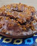Budín de algarroba y cacao con sorpresas
