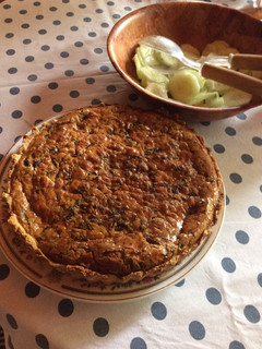 Una foto de Quiche de champiñones