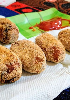 A picture of Vegetable cutlet.