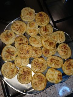 Una foto de Palmeritas saladas de salmón