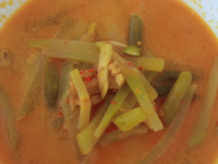 Easy Ways Make Recipes Lodeh Labu Siam Tempe (No Santan, Pakai Fiber Creme) the Awesome  Perfect.