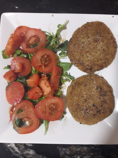 Una foto de Hamburguesas veganas de soja