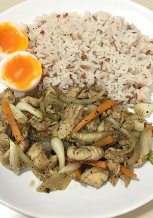 รูปของ “อกไก่ผัดพริกไทยดำ”