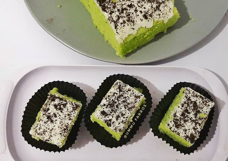 Resep Brownies pandan (resep ny.liem) Anti Gagal