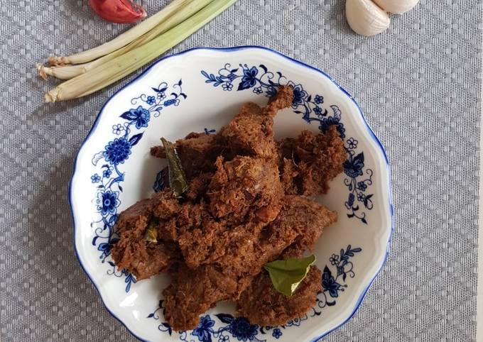 Bagaimana Membuat Rendang padang simple, Bikin Ngiler
