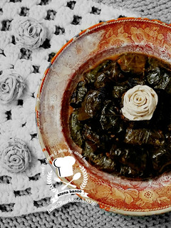 عکسی از دستور دلمه برگ مو آتنا