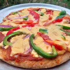A picture of Vegetables Pizza.