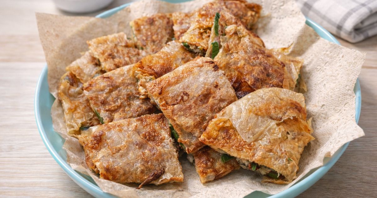 Martabak cornet beef