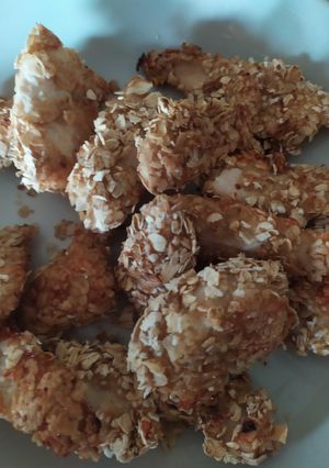 Una foto de Crispy chicken
