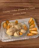 Creamy Chikoo Almond Ice Cream
