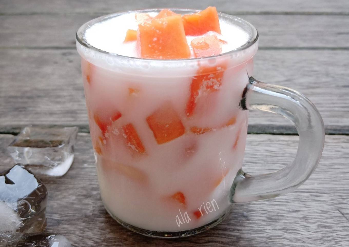 Es Pepaya Santan (Kalikih Santan)