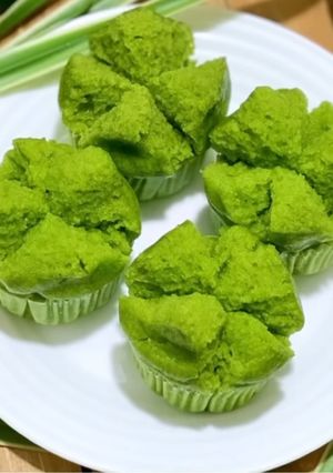 Foto resep Bolu kukus pandan
