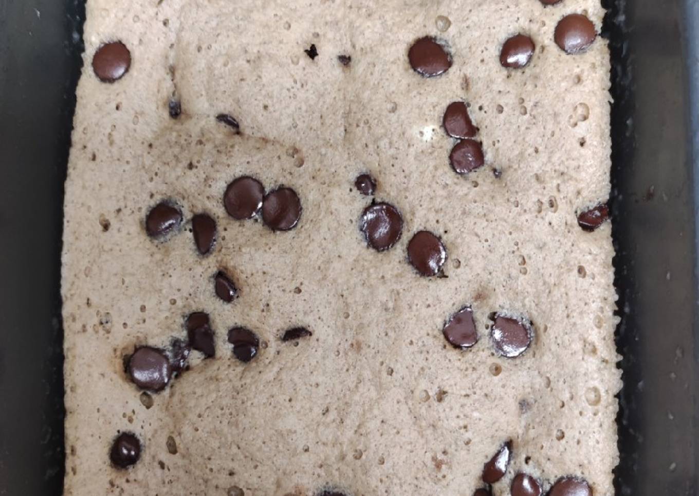 Bizcocho saludable en microondas