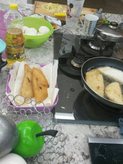 Una foto de Empanadas de camarón