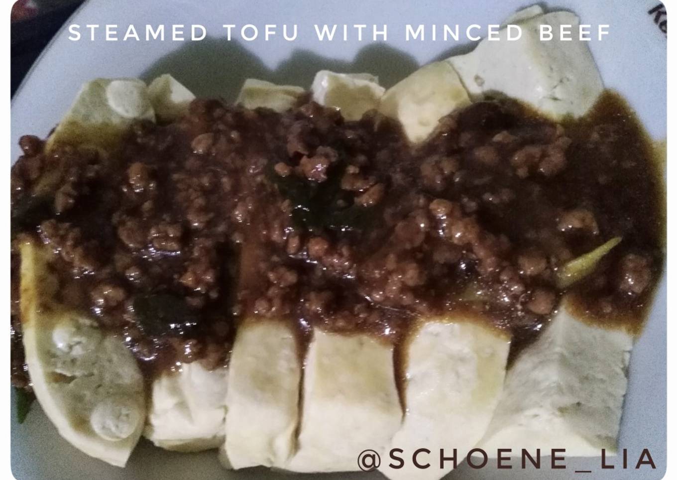 Steamed Tofu Daging Cincang