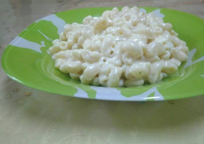 Steps to Prepare Homemade Mac &amp; cheese