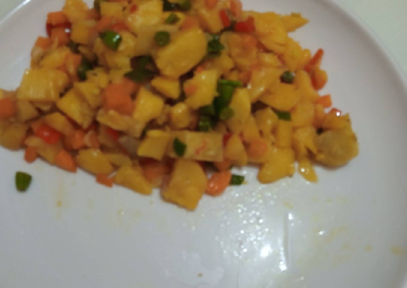 Stir fried veggie irish