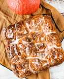 Kürbis-Zimt-Schnecken (vegan)