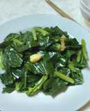 《 青菜料理 》蒜炒芥蘭菜