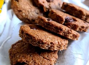 Une photo de Cookies à la farine de seigle et pépites de chocolat !!!!
