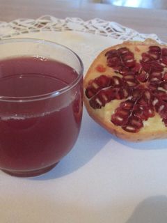 Una foto de Licuado de granada
