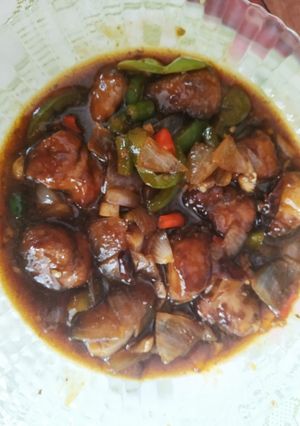 A picture of Chilli chicken.
