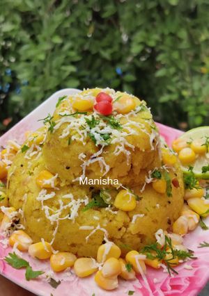 A picture of Healthy Breakfast- Sweetcorn Paneer Sooji Upma.