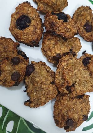 Una foto de Galletas de avena y plátano