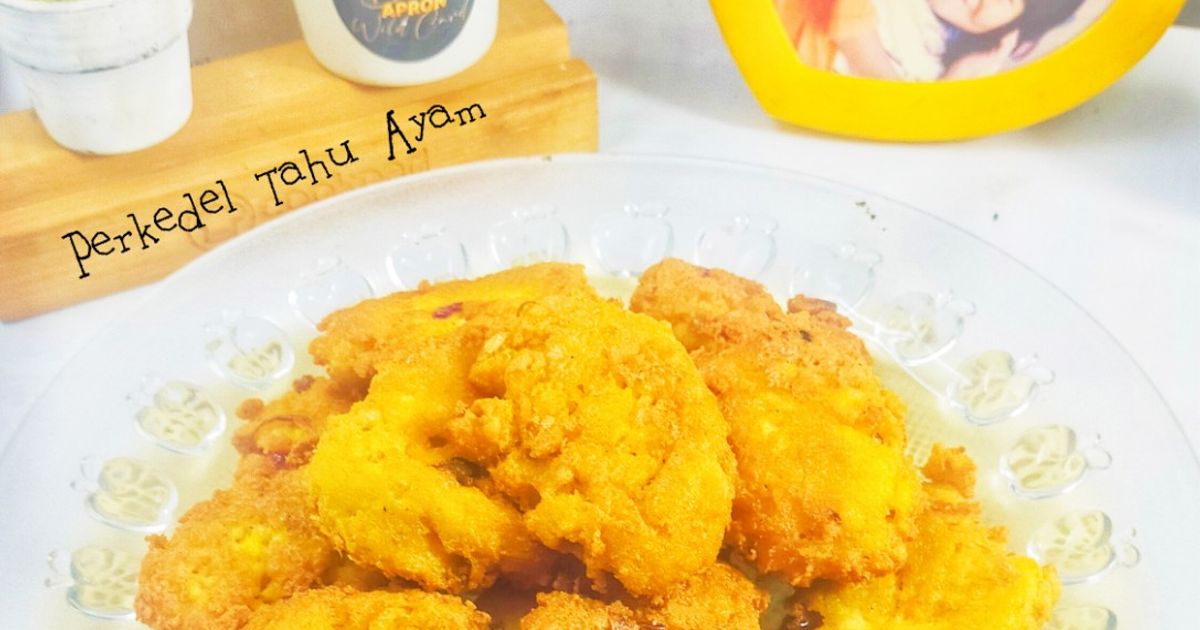 Perkedel Tahu Ayam