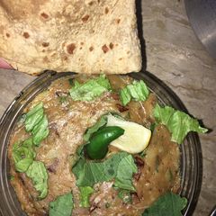 A picture of Aloo ka bhurta.