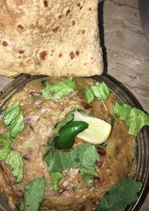 A picture of Aloo ka bhurta.
