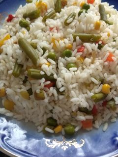 Фото Рис с овощами.