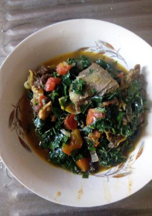 A picture of Vegetable sauce.