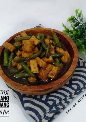 Foto resep Oseng Kacang Panjang Tempe