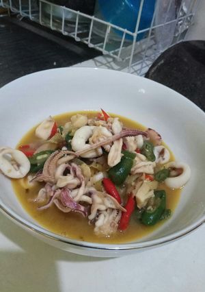 Foto resep Cumi saus mentega