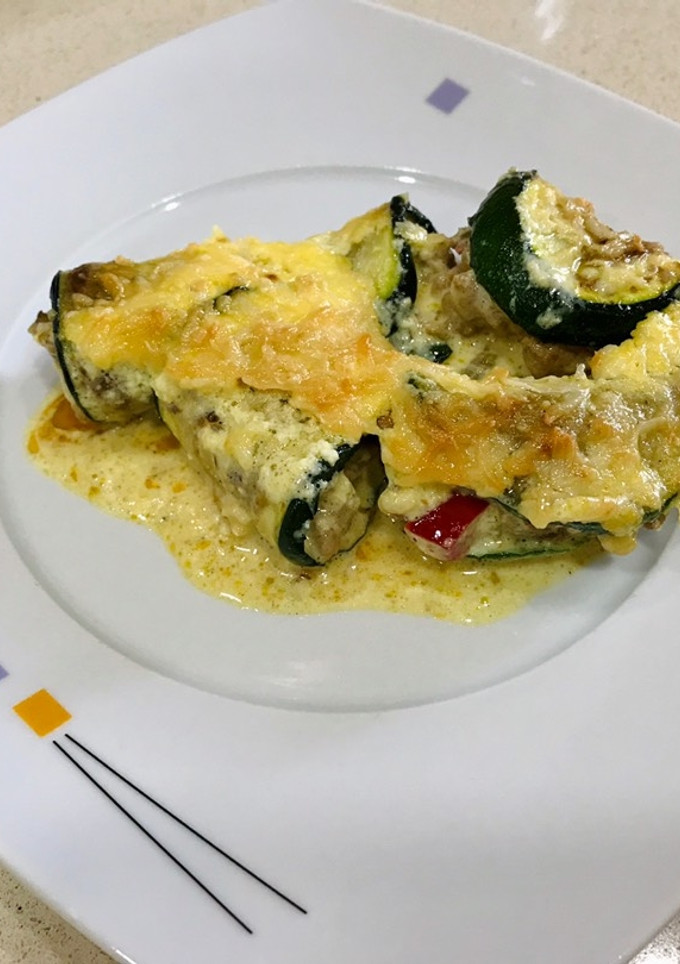 Una foto de Calabacín 🥒 relleno de TERNERA 🥩 estilo ÁRABE