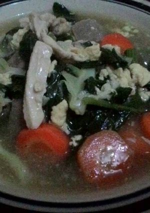 Foto resep Cap cay ayam kuah kental
