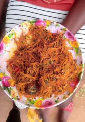 A picture of Delicious Abacha.