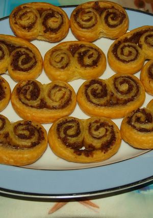 Φωτογραφία της συνταγής Palmiers με πάστα ελιάς