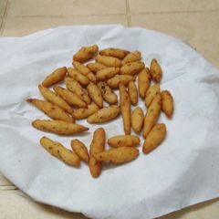 A picture of Andhra snack - Pillarakayalu.