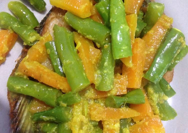 Cara buat Mujair goreng acar buncis yang enak dan Mudah Dibuat