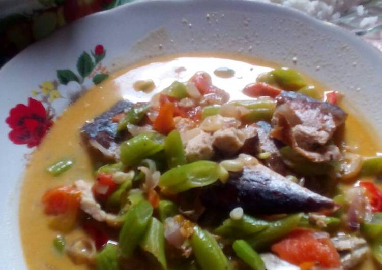 Resep Tumis buncis pindang tongkol🍲 Lezat