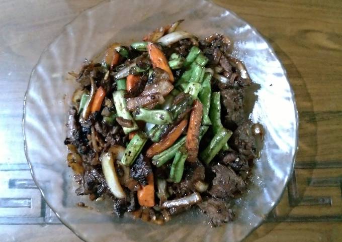 Beef grill khas lidah orang solo (manis dan sedikit gurih)