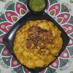 A picture of Sorghum Veggie Handvo.