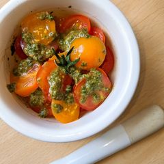 A picture of Basil Pesto.