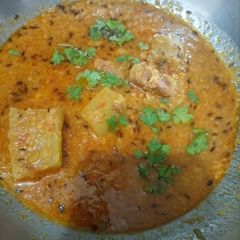 Moong ki gravy wali daal A picture of Moong ki gravy wali daal.